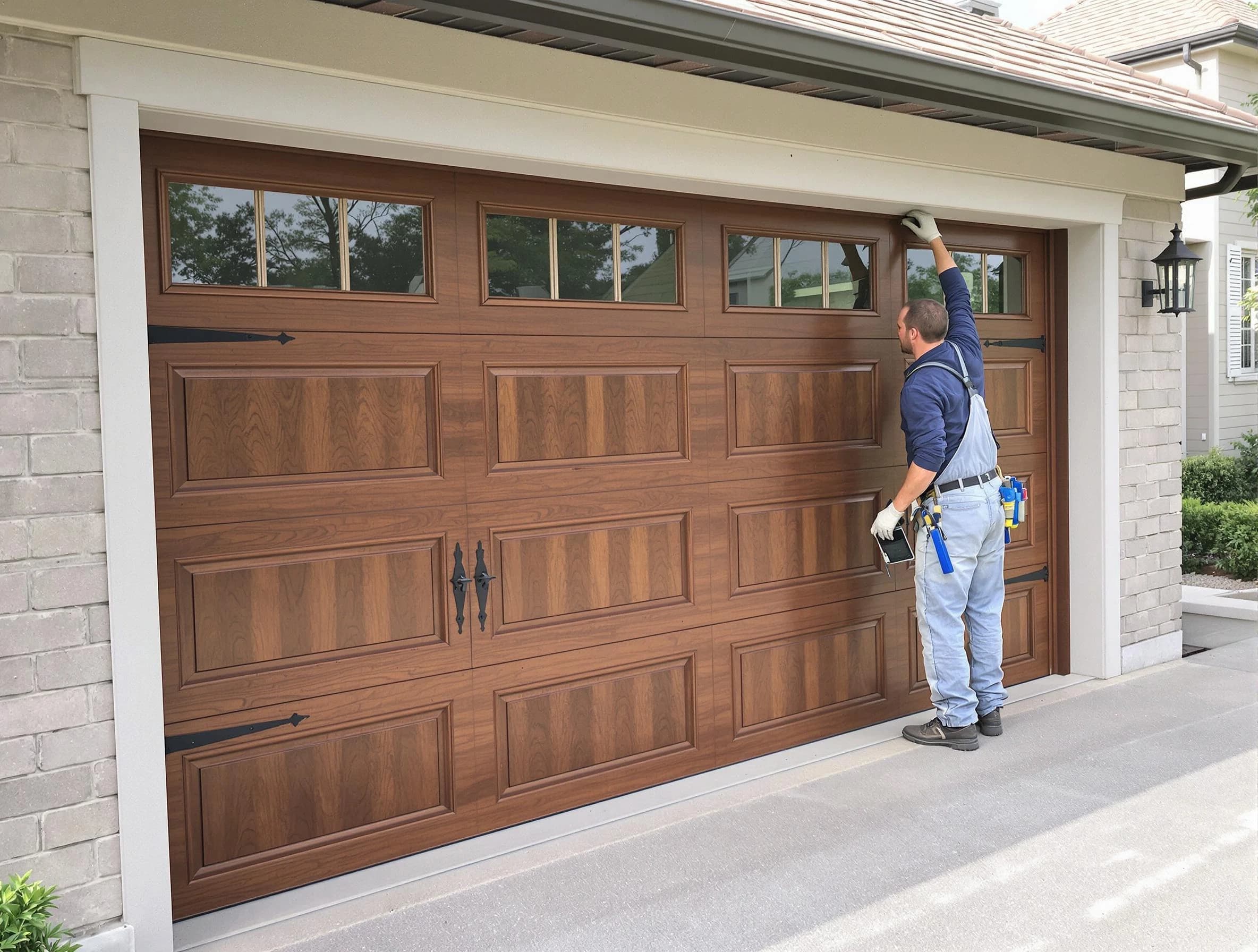 Custom garage door showcase by El Reno Garage Door Repair in El Reno
