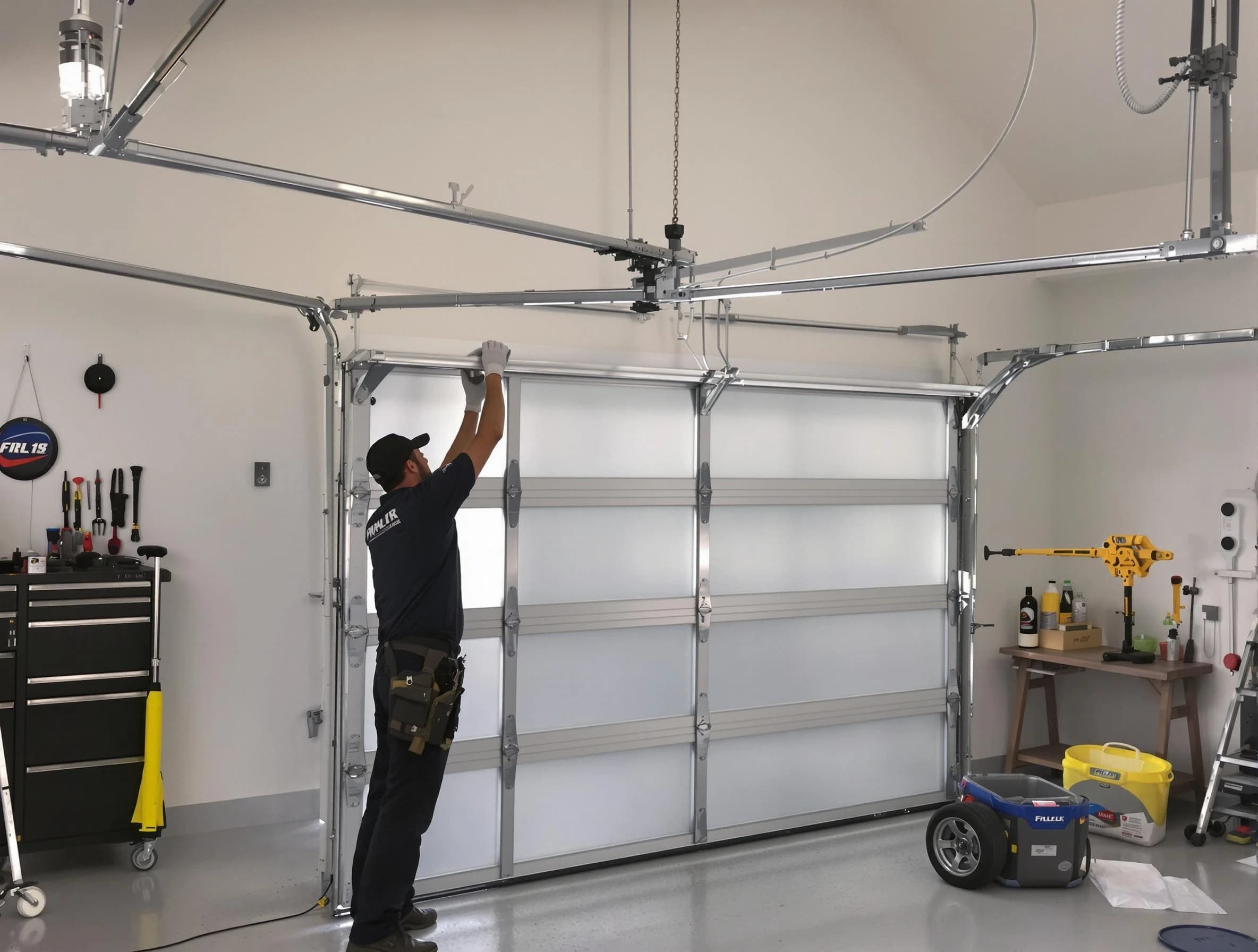 El Reno Garage Door Repair certified team performing precision garage door installation in El Reno