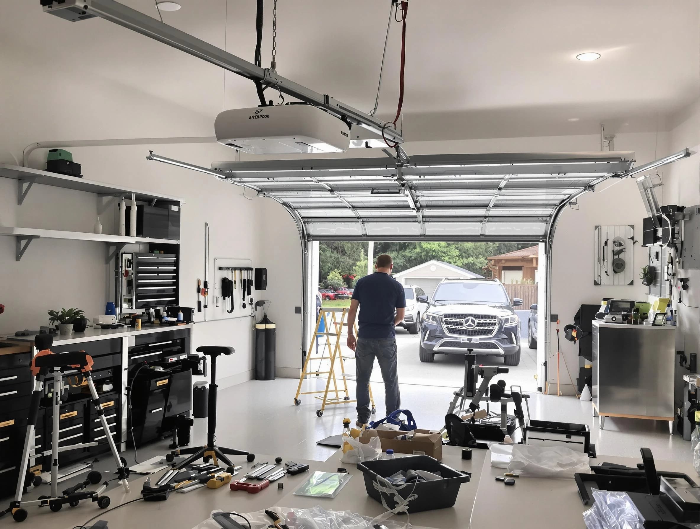 Garage door opener installation by El Reno Garage Door Repair in El Reno