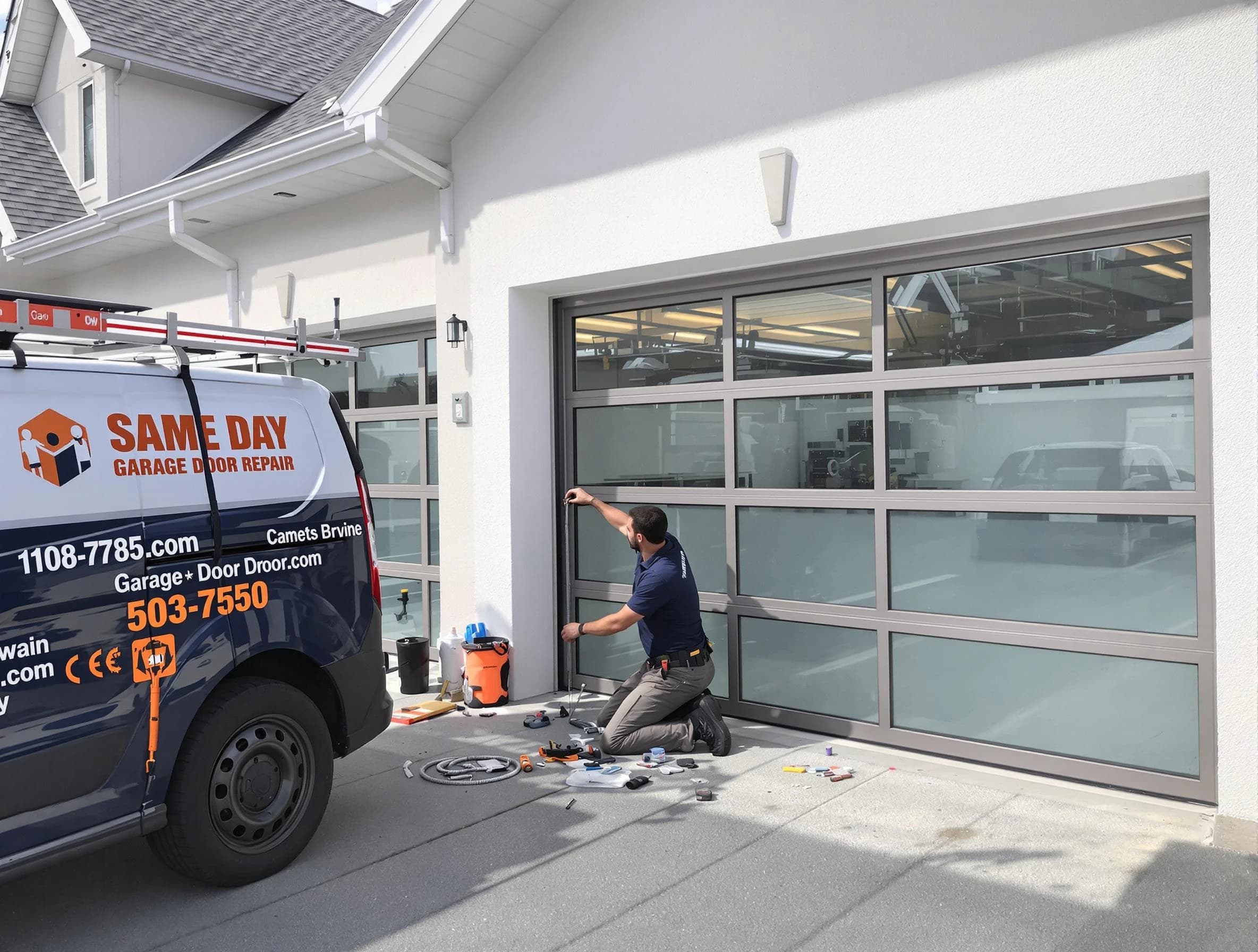 Same-day garage door repair service by El Reno Garage Door Repair in El Reno