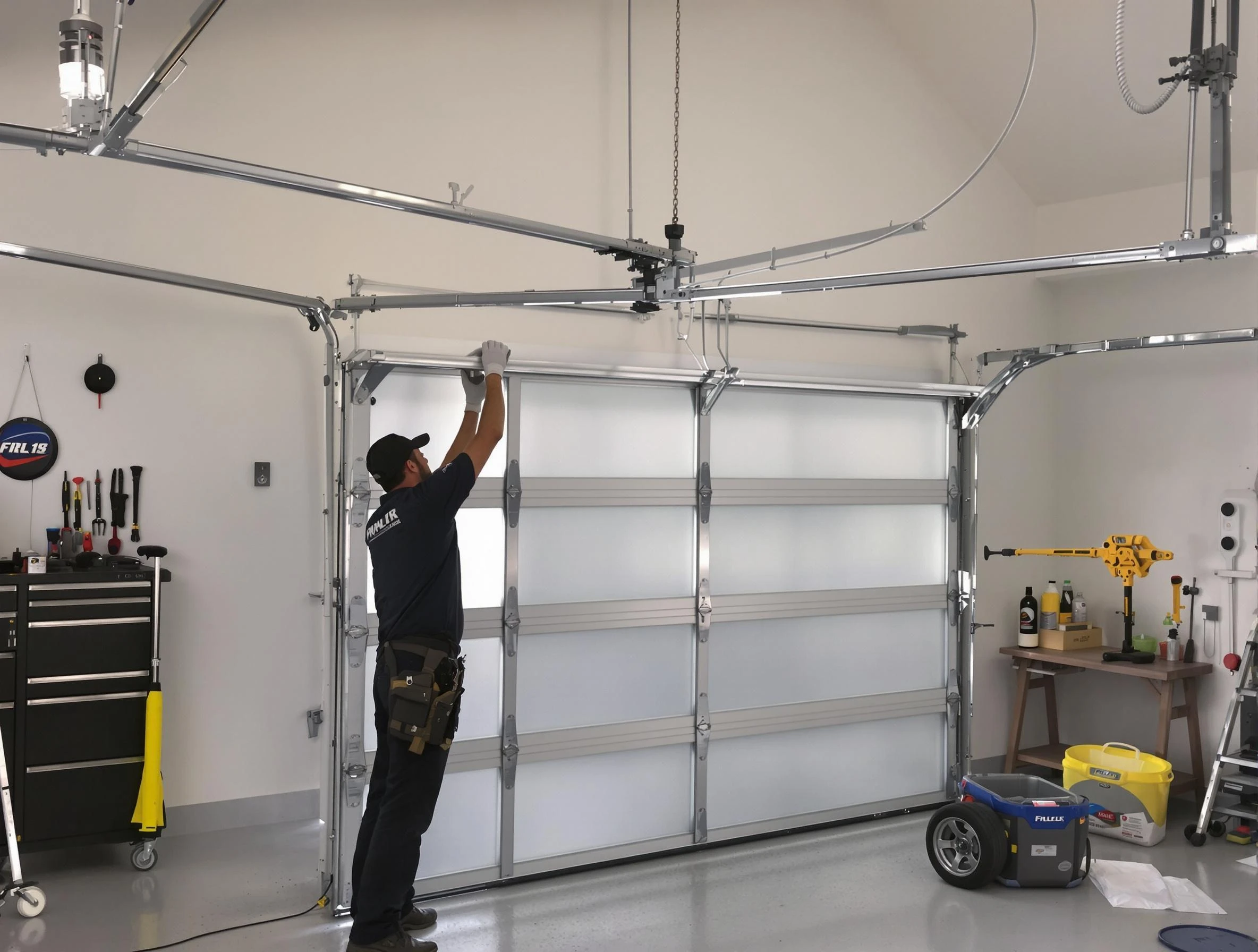 El Reno Garage Door Repair certified team performing precision garage door installation in El Reno