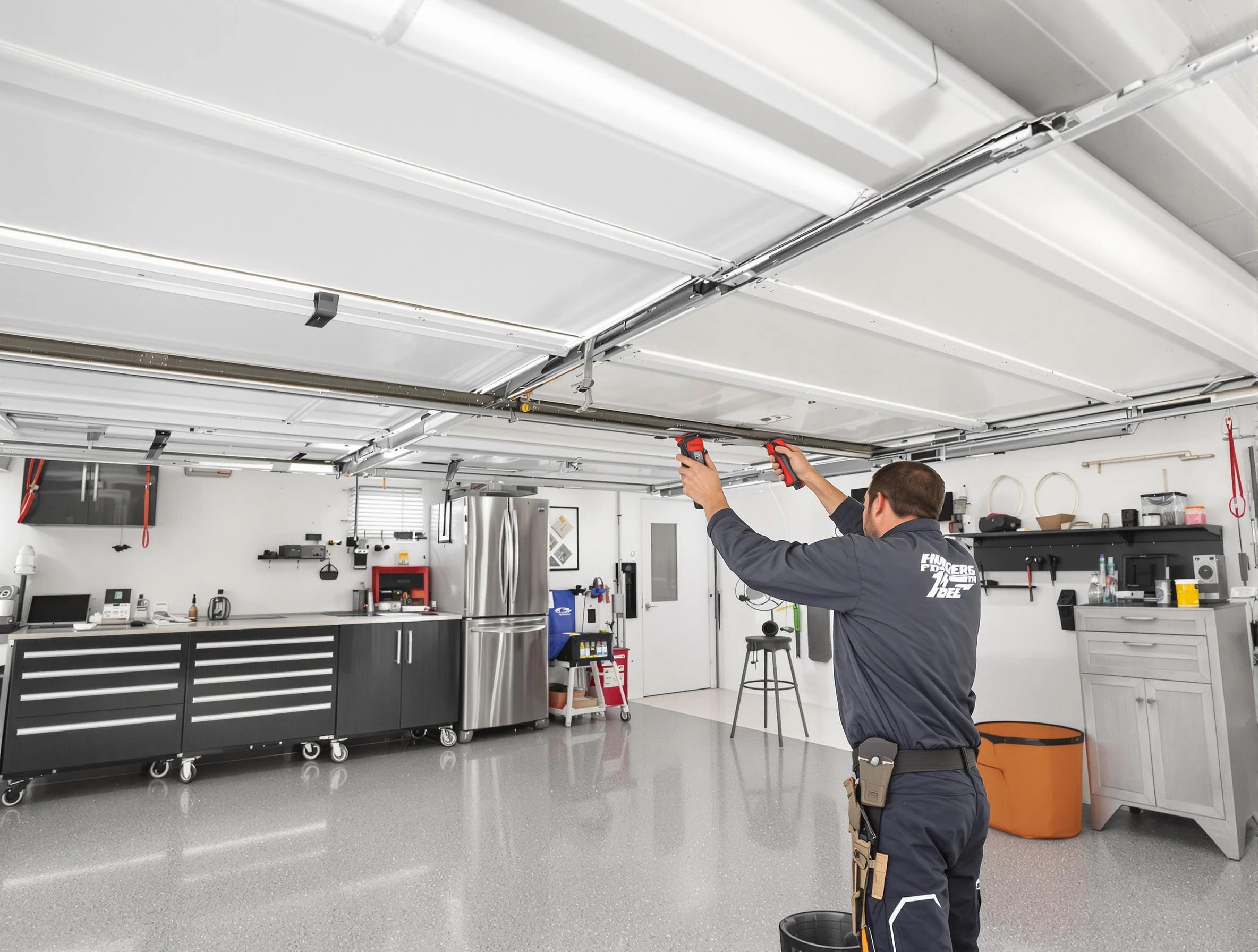 Overhead garage door repair service by El Reno Garage Door Repair in El Reno