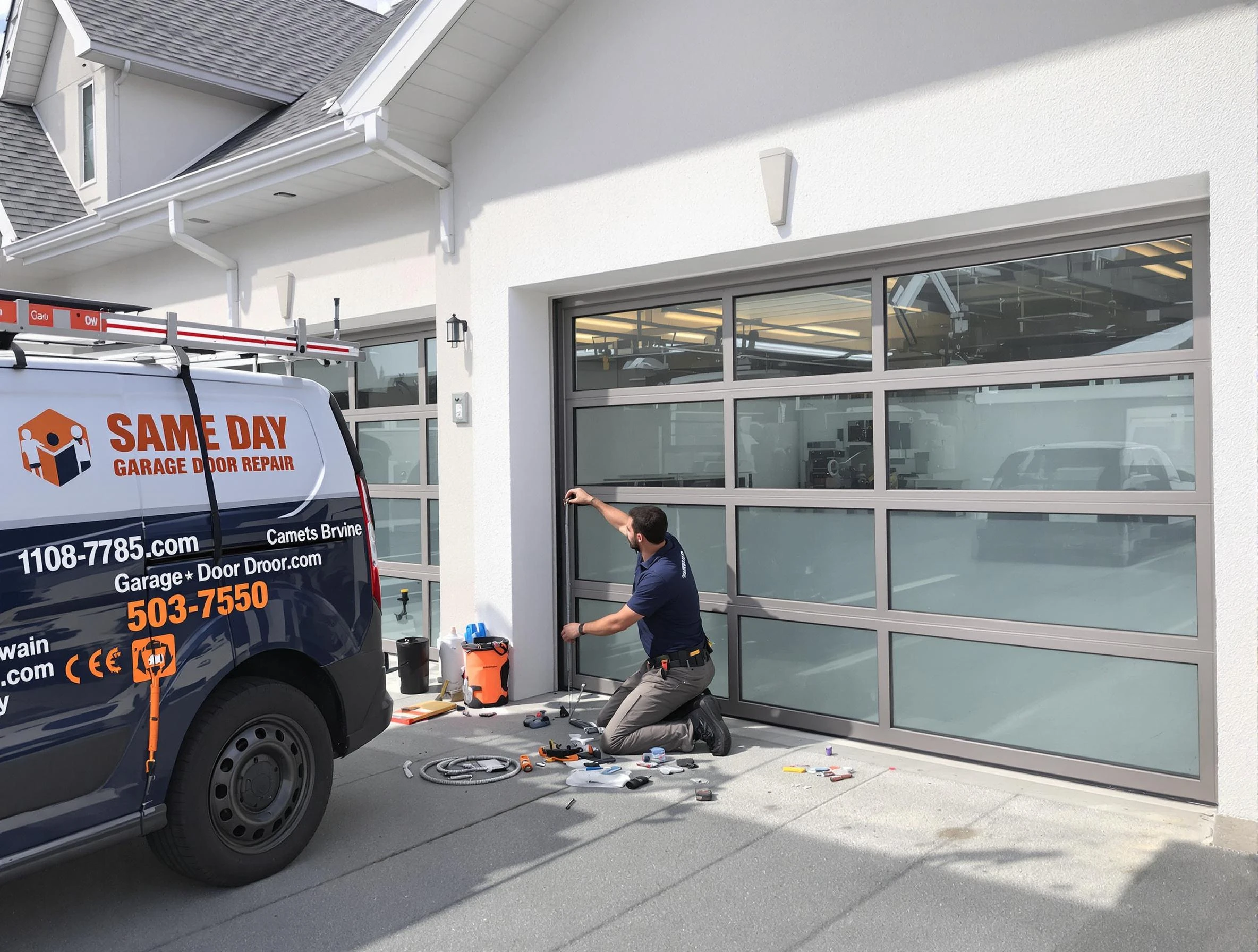 Same-day garage door repair service by El Reno Garage Door Repair in El Reno